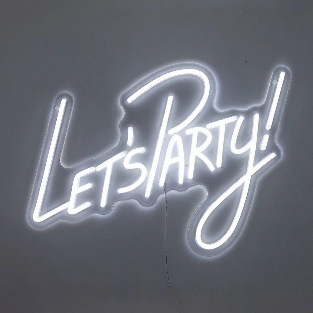Whatever! Company Let's Party Neon Sign Novelty Wall Light - Bellso